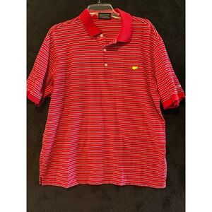 Masters Collection Golf Polo‎ Shirt Striped Pima Cotton XL